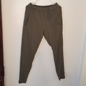 Alphalete khaki joggers women’s size M